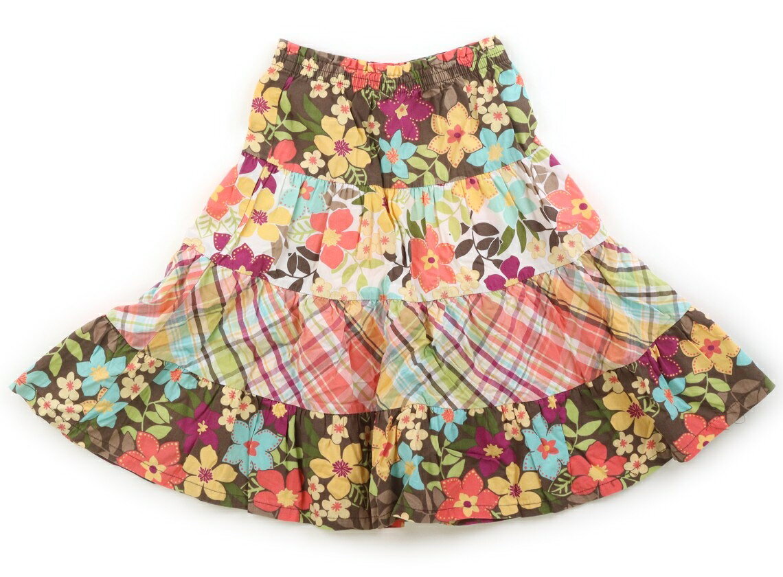 　ブランド 　Gymboree(ジンボリー) 　カテゴリー 　スカート 　サイズ 　110サイズ 　色 　こげ茶・白・花柄 　状態 　★★★ 　記名 　なし 　ジャンル 　Girl ウエストは総ゴムです。実際のサイズ表記は5です。シャツ生地。色褪せが見受けられます。まだお使いいただけそうです。 ＊【状態】【サイズ】に関しての詳しい説明はこちら