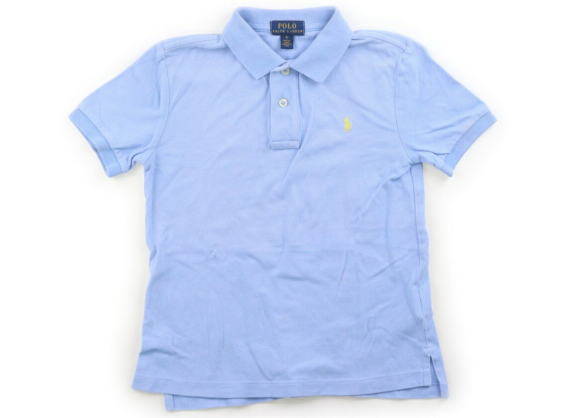 ポロラルフローレン POLO RALPH LAUREN ポロシャツ 120 男の子 ライトブルー　 子供服 ベビー服 キッズ アウトレット ユーズド 【中古】キッズ・ベビー・マタニティ