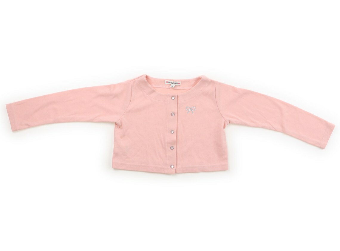 Rakuten - エニィファム anyFAM カーディガン 110 女の子 ピンク系 子供服 ベビー服 キッズ アウトレット ユーズド 【中古】キッズ・ベビー・マタニティ