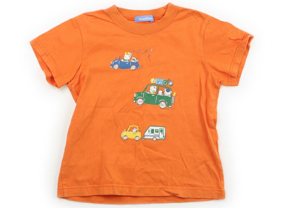 Rakuten - ファミリア familiar Tシャツ・カットソー 120 男の子 オレンジ 子供服 ベビー服 キッズ アウトレット ユーズド 【中古】キッズ・ベビー・マタニティ
