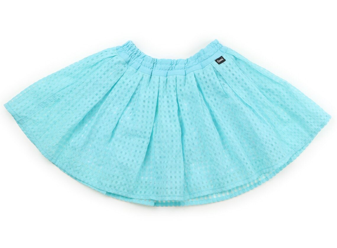 ジェニィ JENNI スカート 140 女の子 水色、チェック 子供服 ベビー服 キッズ アウトレット ユーズド 【中古】キッズ・ベビー・マタニティ