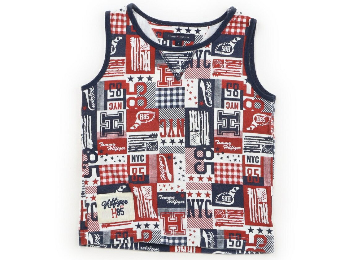 Tommy Hilfiger Tank Top/Camisole, Size 100, Boys, White, Red, Navy, Children's Clothing, Baby Clothes, Kids, Outlet, Used [Pre-owned] Kids, Baby, Maternity