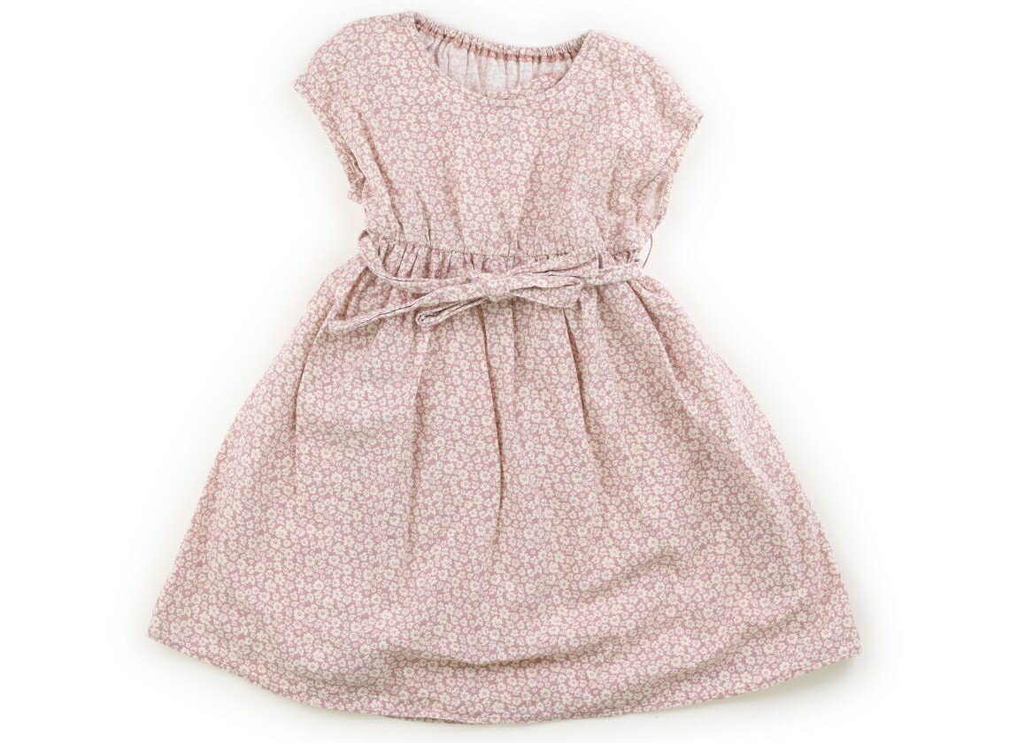Rakuten - アプレレクール apres les cours ワンピース 90 女の子 くすみピンク・アイボリー・総柄 子供服 ベビー服 キッズ アウトレット ユーズド 【中古】キッズ・ベビー・マタニティ
