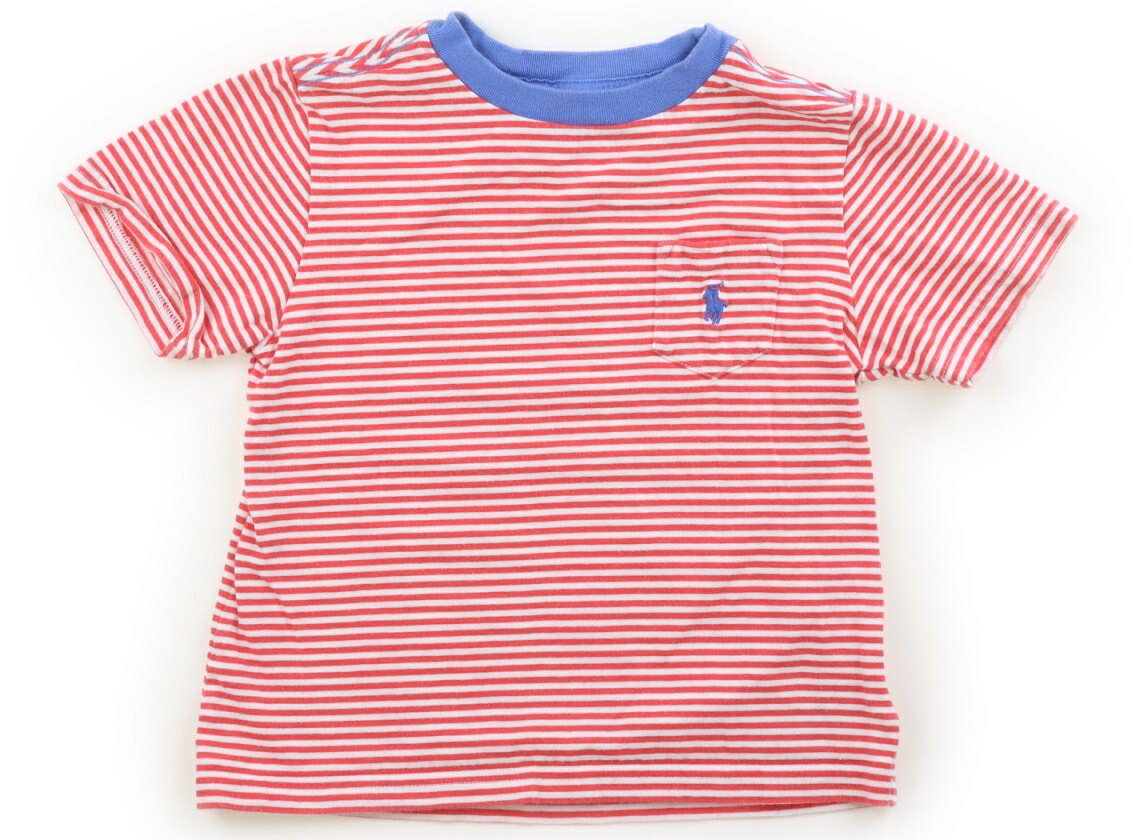 Rakuten - ポロラルフローレン POLO RALPH LAUREN Tシャツ・カットソー 110 男の子 レッド・ホワイト・ボーダー 子供服 ベビー服 キッズ アウトレット ユーズド 【中古】キッズ・ベビー・マタニティ