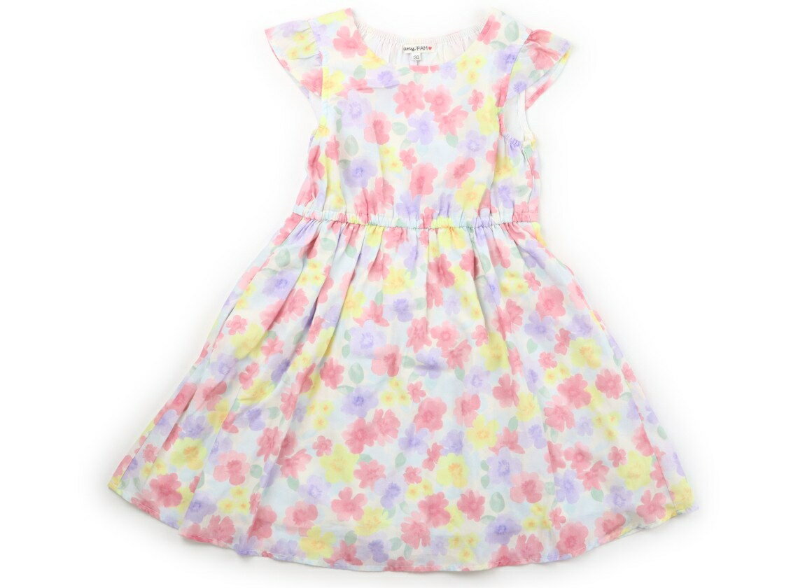 Rakuten - エニィファム anyFAM ワンピース 130 女の子 カラフル・花柄 子供服 ベビー服 キッズ アウトレット ユーズド 【中古】キッズ・ベビー・マタニティ