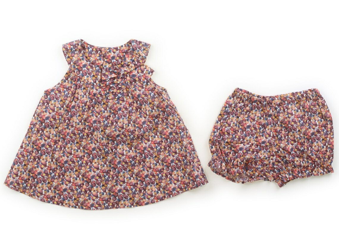 Tartine et Chocolat Tank Top/Camisole, Size 70, Girls, Magenta Berry Pattern, Children's Clothing, Baby Clothing, Kids, Outlet, Used [Pre-owned] Kids, Baby, Maternity