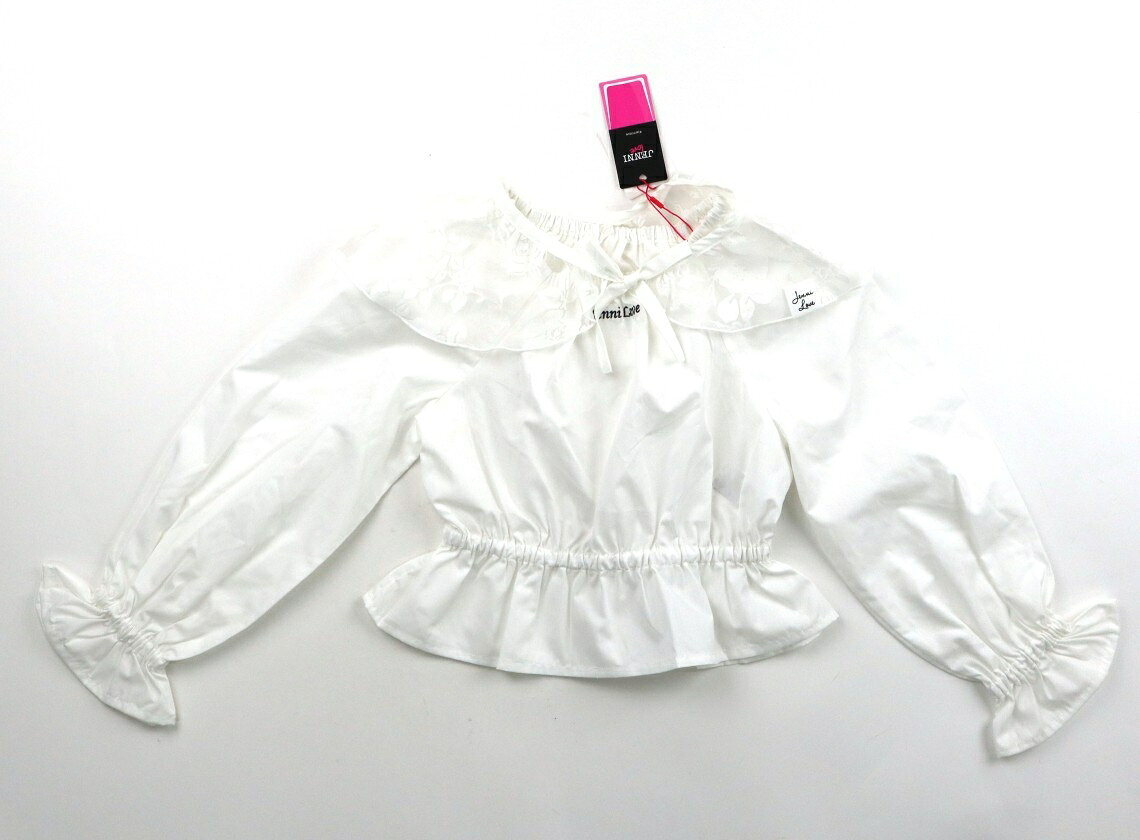 ジェニィ JENNI シャツ・ブラウス 130 女の子 ホワイト・レース襟 子供服 ベビー服 キッズ アウトレット ユーズド 【中古】キッズ・ベビー・マタニティ