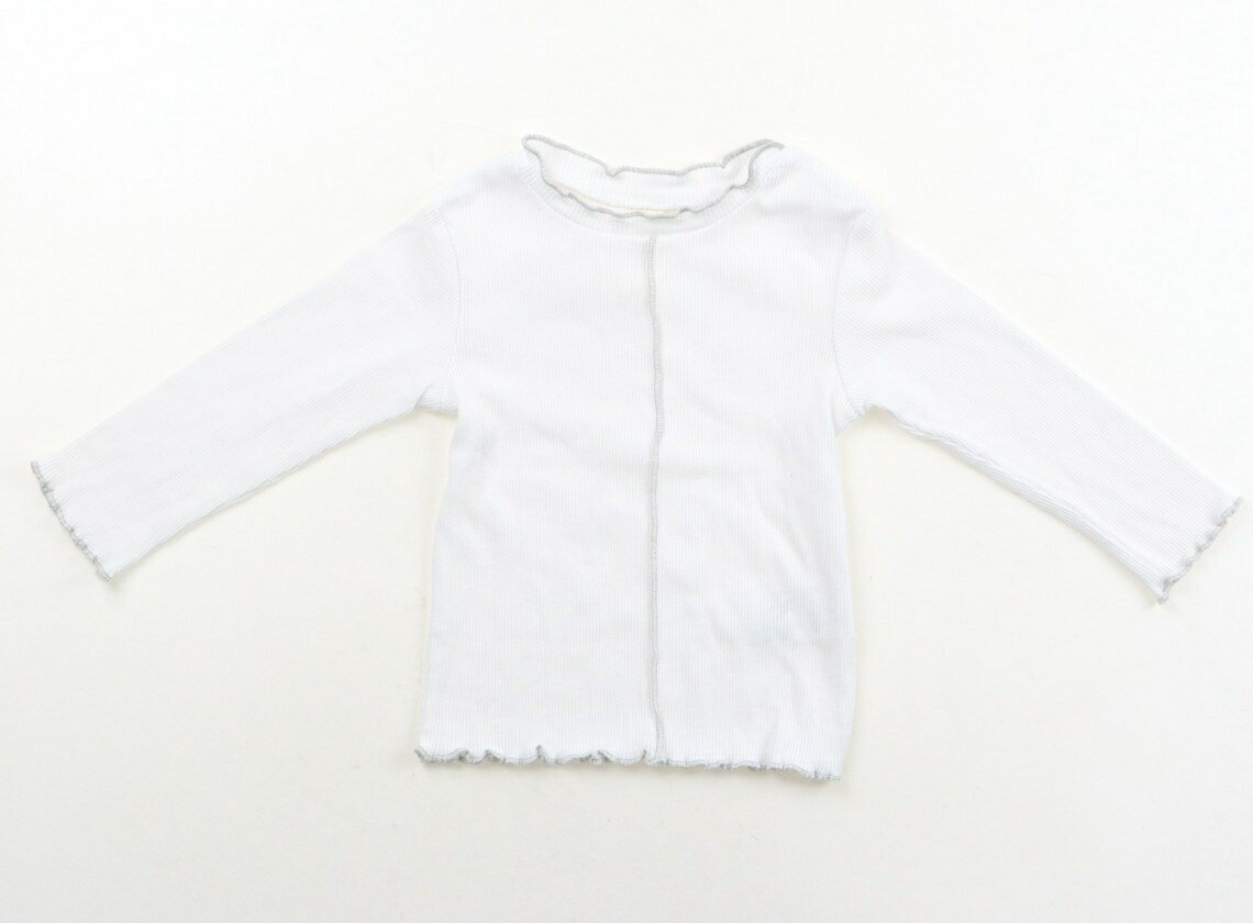 Rakuten - アプレレクール apres les cours Tシャツ・カットソー 80 女の子 ホワイト・グレー 子供服 ベビー服 キッズ アウトレット ユーズド 【中古】キッズ・ベビー・マタニティ