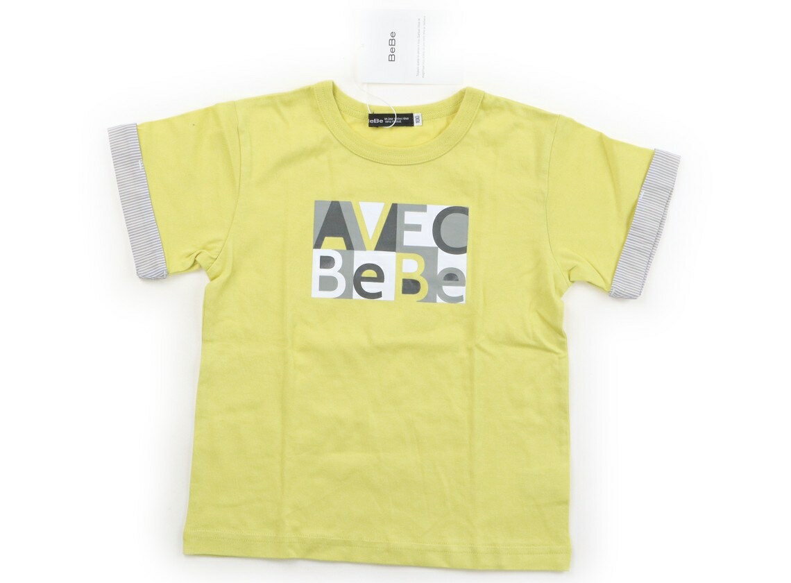 Rakuten - べべ BeBe Tシャツ・カットソー 100 男の子 マスタードイエロー・モノクロ 子供服 ベビー服 キッズ アウトレット ユーズド 【中古】キッズ・ベビー・マタニティ