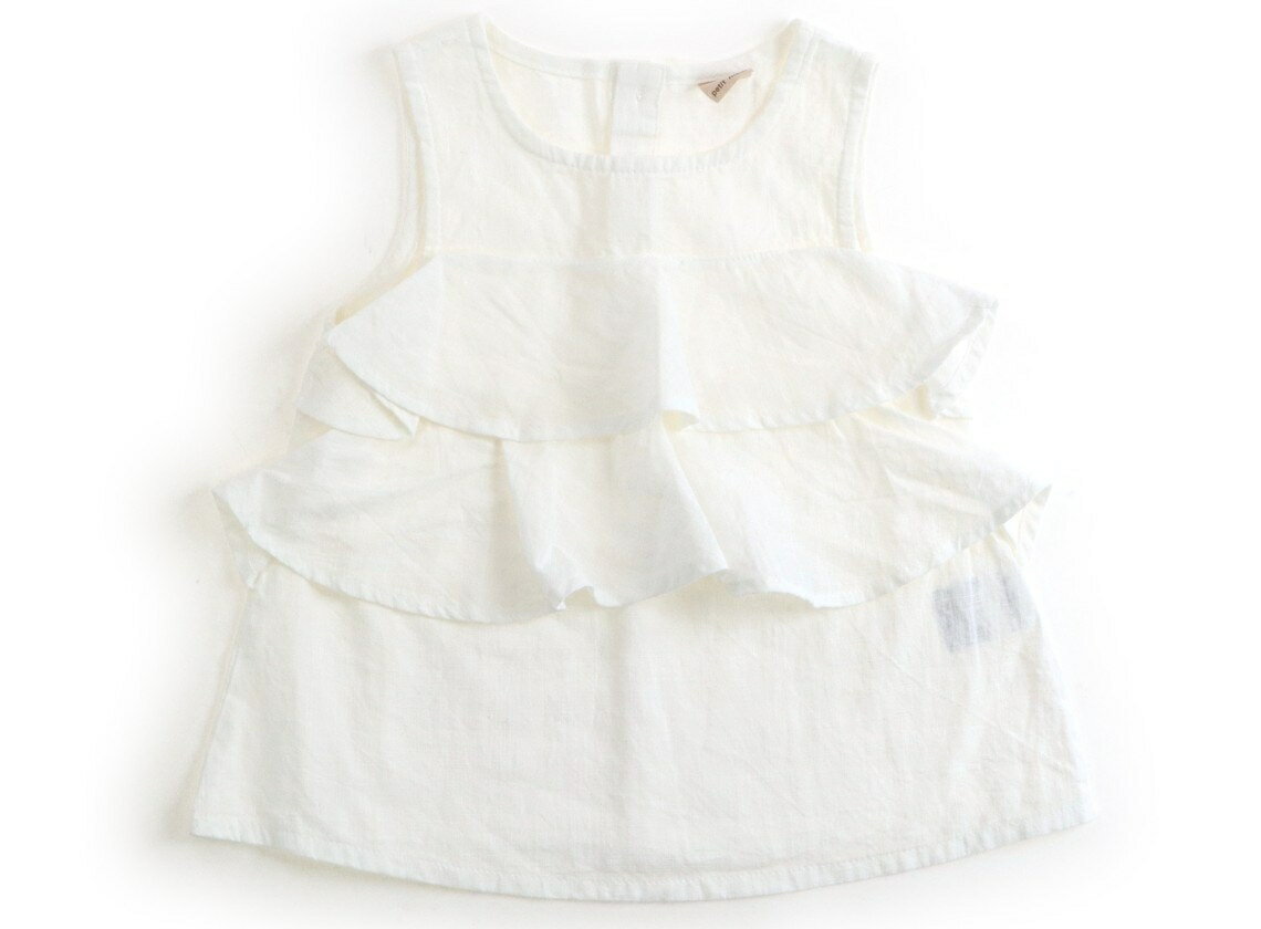 Rakuten - プティマイン petit main チュニック 100 女の子 ホワイト 子供服 ベビー服 キッズ アウトレット ユーズド 【中古】キッズ・ベビー・マタニティ