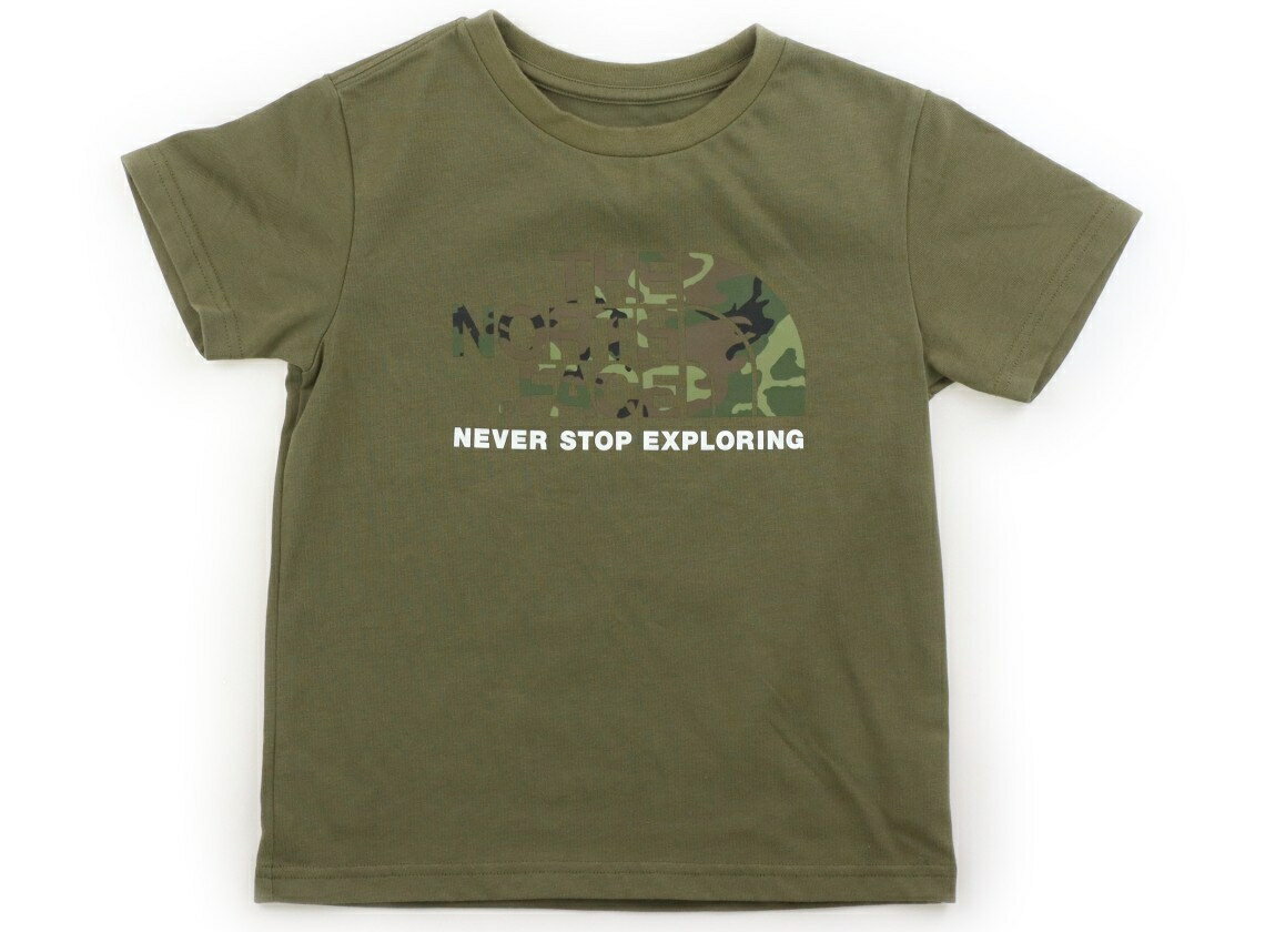 Rakuten - ノースフェイス The North Face Tシャツ・カットソー 120 男の子 カーキ・迷彩 子供服 ベビー服 キッズ アウトレット ユーズド 【中古】キッズ・ベビー・マタニティ
