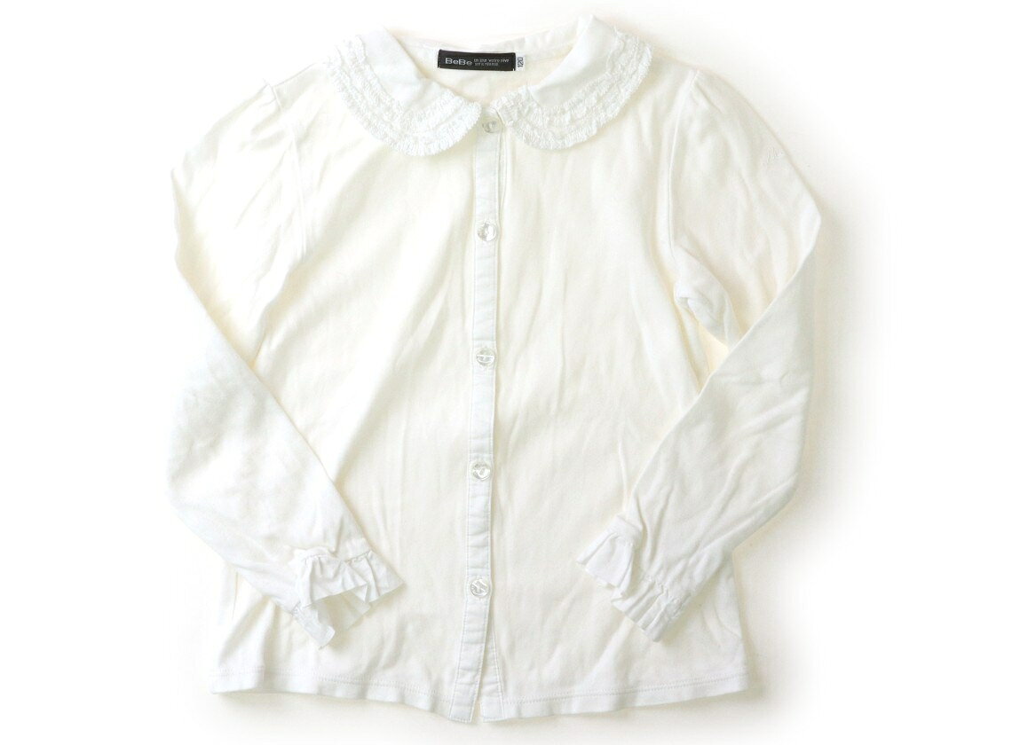 べべ BeBe シャツ・ブラウス 120 女の子 生成り 子供服 ベビー服 キッズ アウトレット ユーズド 【中古】キッズ・ベビー・マタニティ