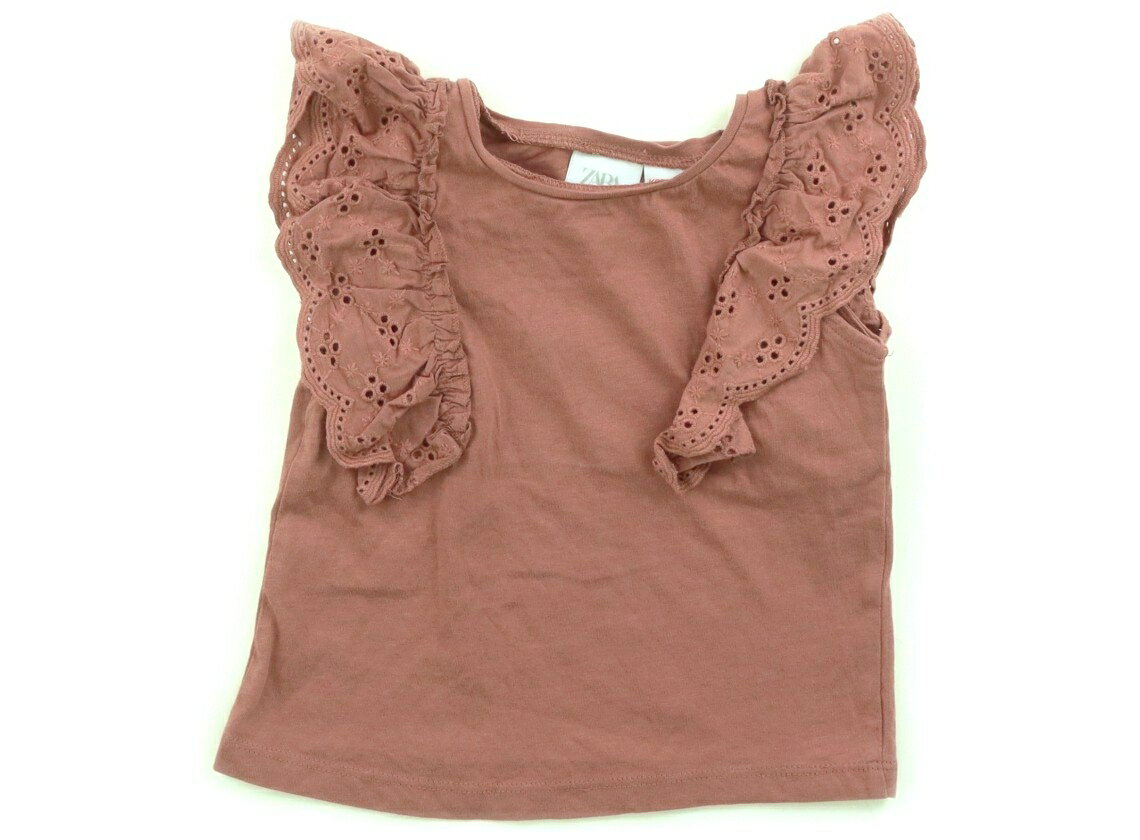 Rakuten - ザラ ZARA Tシャツ・カットソー 80 女の子 モカブラウン 子供服 ベビー服 キッズ アウトレット ユーズド 【中古】キッズ・ベビー・マタニティ