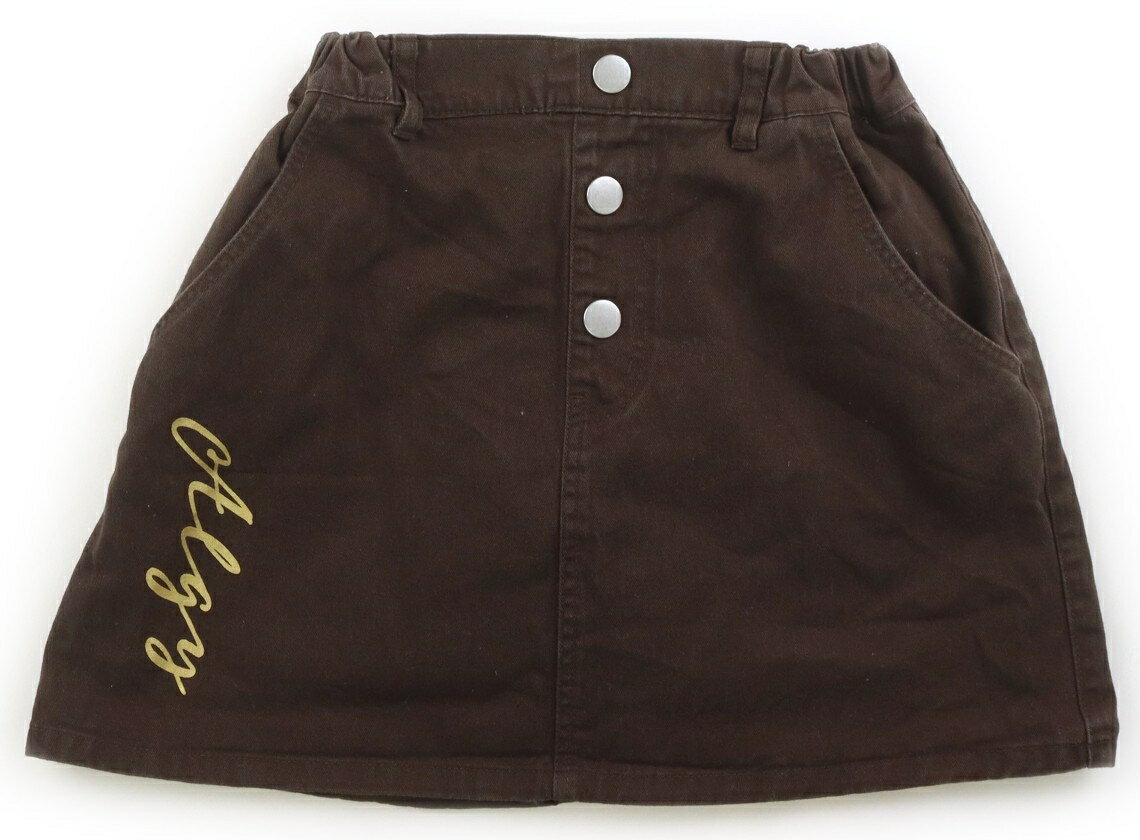 アルジー ALGY スカート 150 女の子 こげ茶 子供服 ベビー服 キッズ アウトレット ユーズド 【中古】キッズ・ベビー・マタニティ