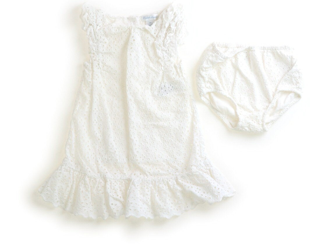 Rakuten - ラルフローレン Ralph Lauren ワンピース 80 女の子 白 子供服 ベビー服 キッズ アウトレット ユーズド 【中古】キッズ・ベビー・マタニティ