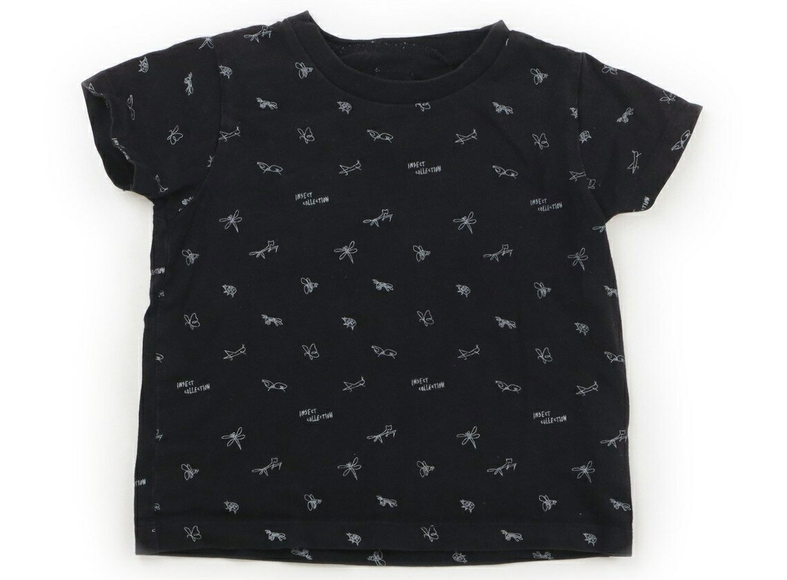 インセクトコレクション Insect Collection Tシャツ・カットソー 100 男の子 ブラック・ホワイトロゴ 子供服 ベビー服 キッズ アウトレット ユーズド キッズ・ベビー・マタニティ
