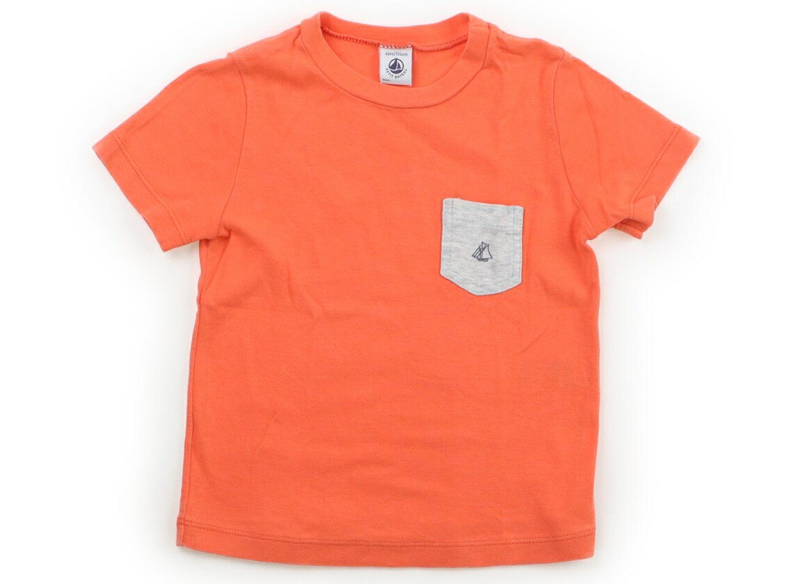 Rakuten - プチバトー PETIT BATEAU Tシャツ・カットソー 100 男の子 オレンジ・杢グレー 子供服 ベビー服 キッズ アウトレット ユーズド 【中古】キッズ・ベビー・マタニティ