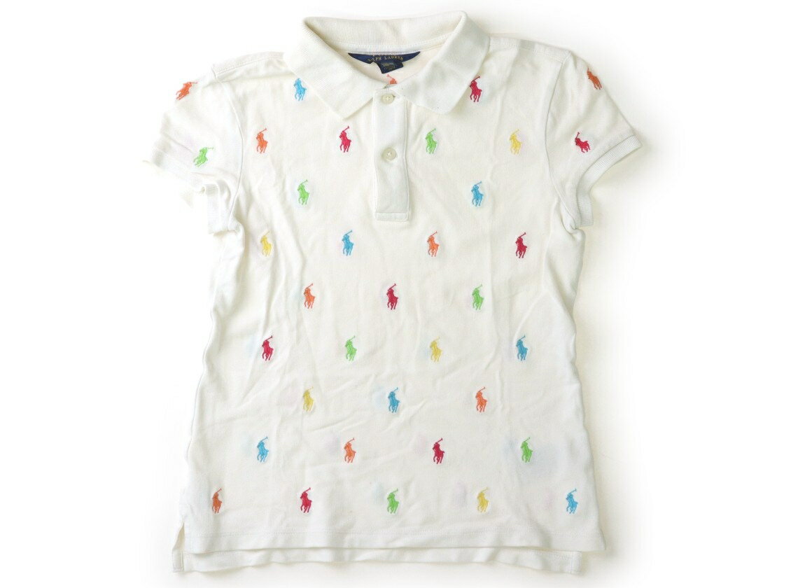 ポロラルフローレン POLO RALPH LAUREN ポロシャツ 140 男の子 白、マルチカラー 子供服 ベビー服 キッズ アウトレット ユーズド 【中古】キッズ・ベビー・マタニティ