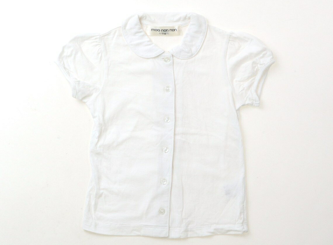 Rakuten - むーのんのん moononnon Tシャツ・カットソー 110 女の子 ホワイト 子供服 ベビー服 キッズ アウトレット ユーズド 【中古】キッズ・ベビー・マタニティ
