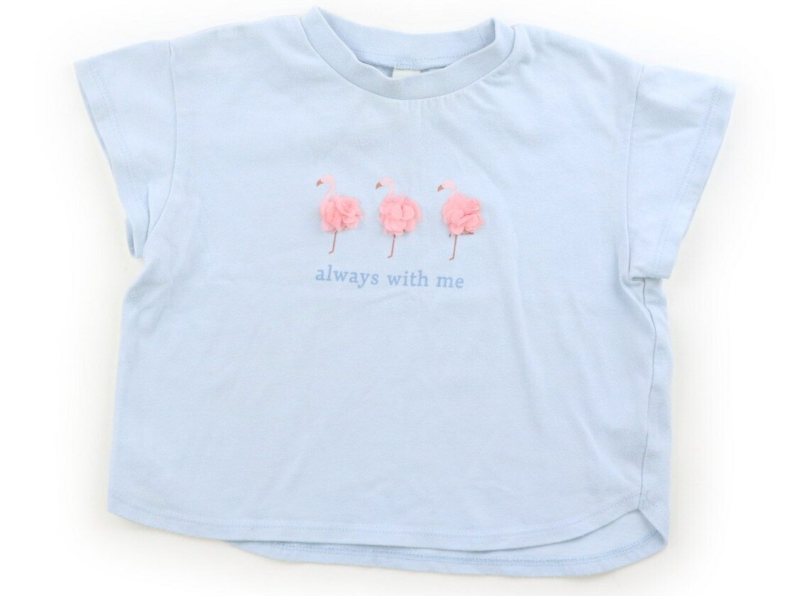 Rakuten - アプレレクール apres les cours Tシャツ・カットソー 90 女の子 ライトブルー、フラミンゴ 子供服 ベビー服 キッズ アウトレット ユーズド 【中古】キッズ・ベビー・マタニティ