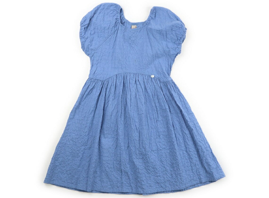 プティマイン petit main ワンピース 130 女の子 ペールブルー 子供服 ベビー服 キッズ アウトレット ユーズド 【中古】キッズ・ベビー・マタニティ