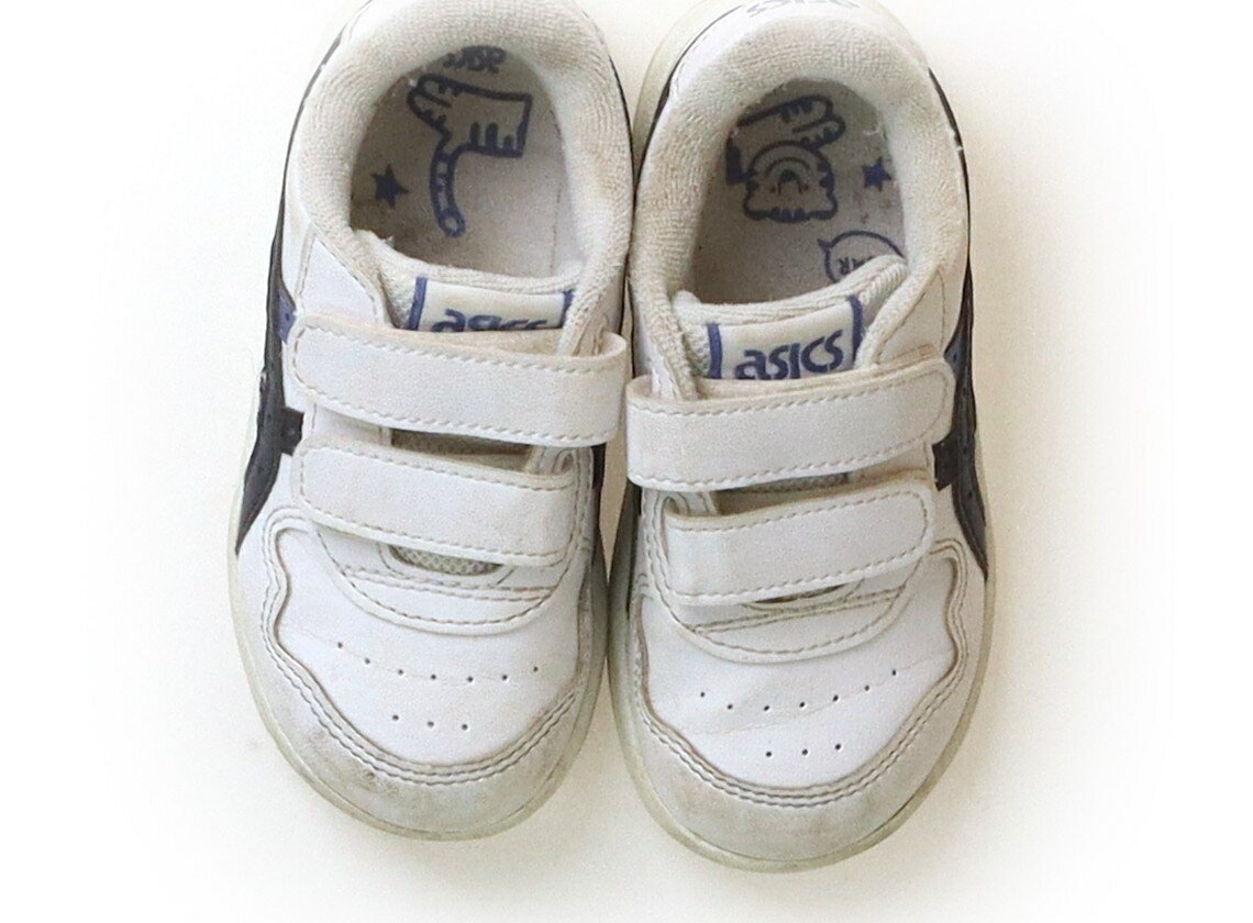 Rakuten - アシックス Asics スニーカー 靴15cm〜 男の子 ホワイト・ネイビー 子供服 ベビー服 キッズ アウトレット ユーズド 【中古】キッズ・ベビー・マタニティ