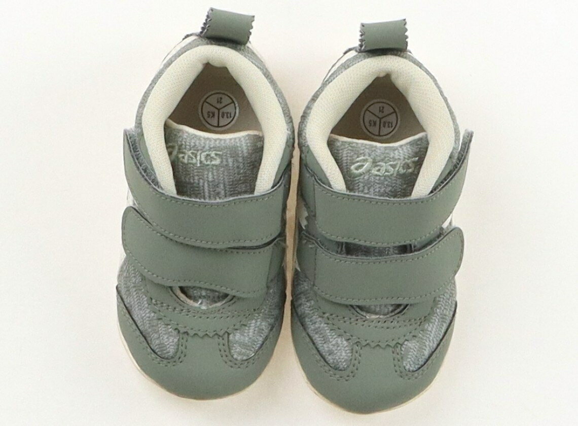 Rakuten - アシックス Asics スニーカー 靴13cm〜 男の子 カーキ・総柄 子供服 ベビー服 キッズ アウトレット ユーズド 【中古】キッズ・ベビー・マタニティ