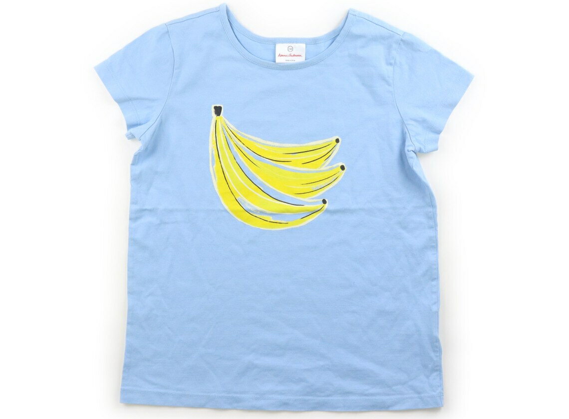 ハナアンダーソン Hanna Andersson Tシャツ・カットソー 150 女の子 パステルブルー・バナナ 子供服 ベビー服 キッズ アウトレット ユーズド キッズ・ベビー・マタニティ