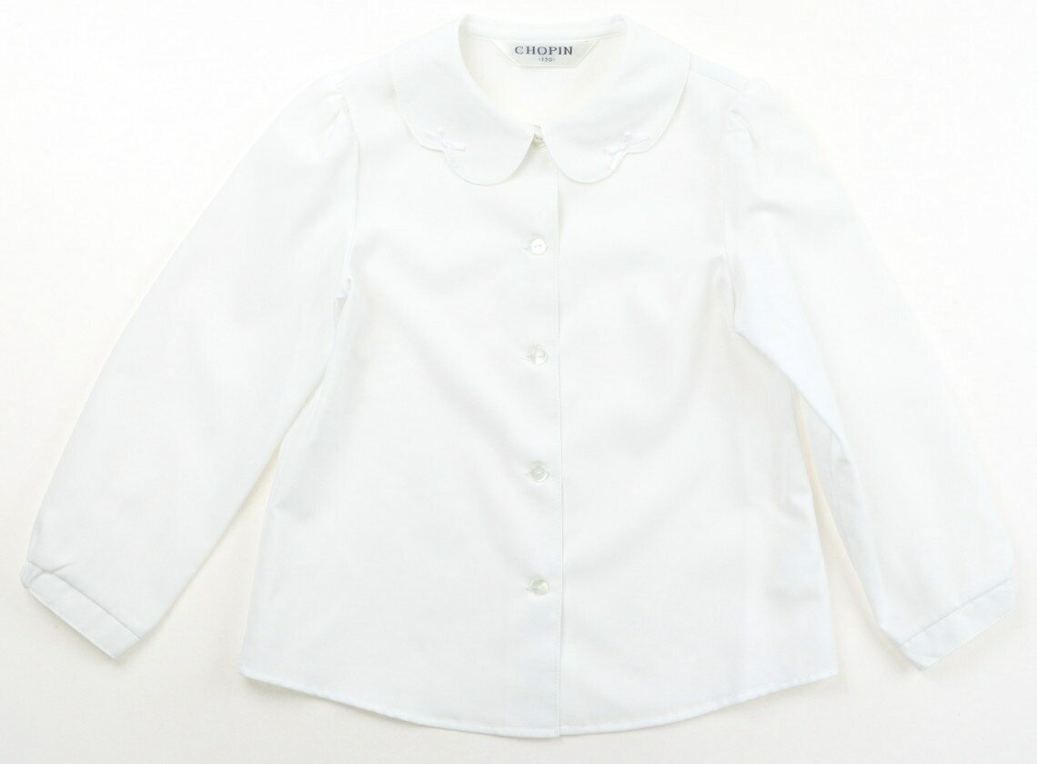 Rakuten - ショパン CHOPIN シャツ・ブラウス 120 女の子 白 子供服 ベビー服 キッズ アウトレット ユーズド 【中古】キッズ・ベビー・マタニティ