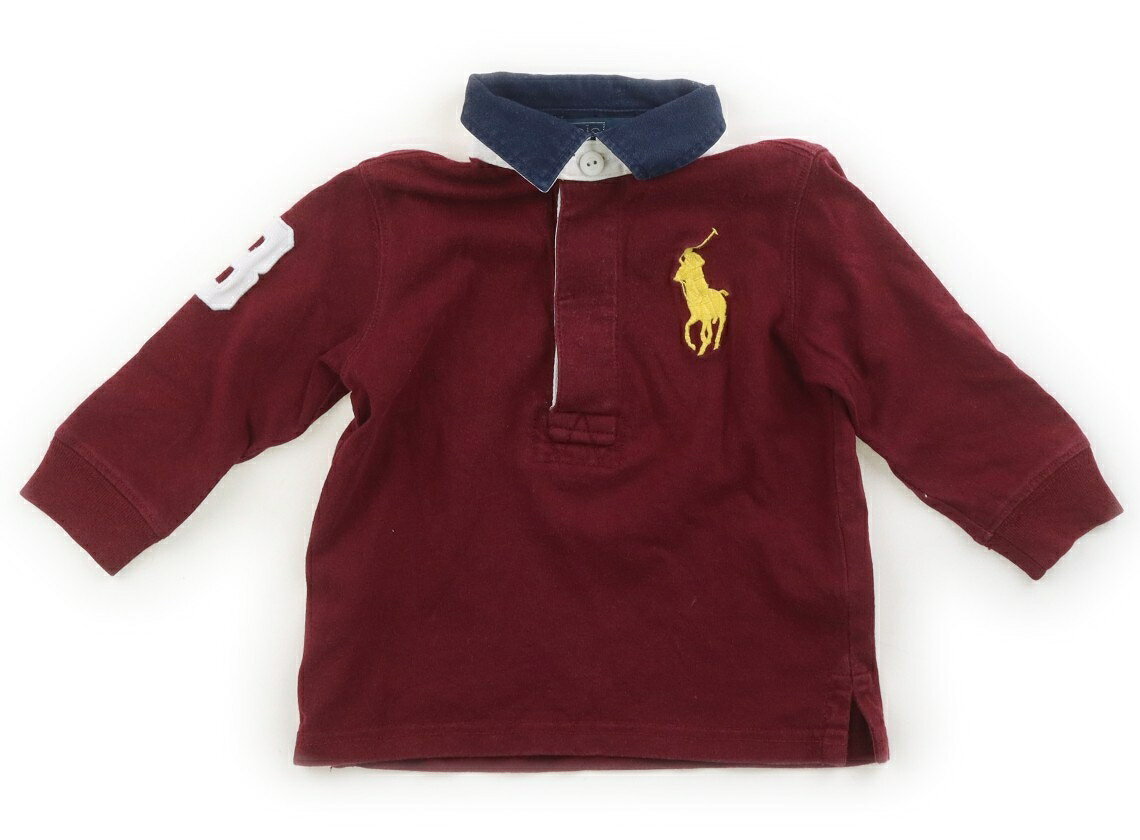 ポロラルフローレン POLO RALPH LAUREN Tシャツ・カットソー 80 男の子 バーガンディ 子供服 ベビー服 キッズ アウトレット ユーズド 【中古】キッズ・ベビー・マタニティ