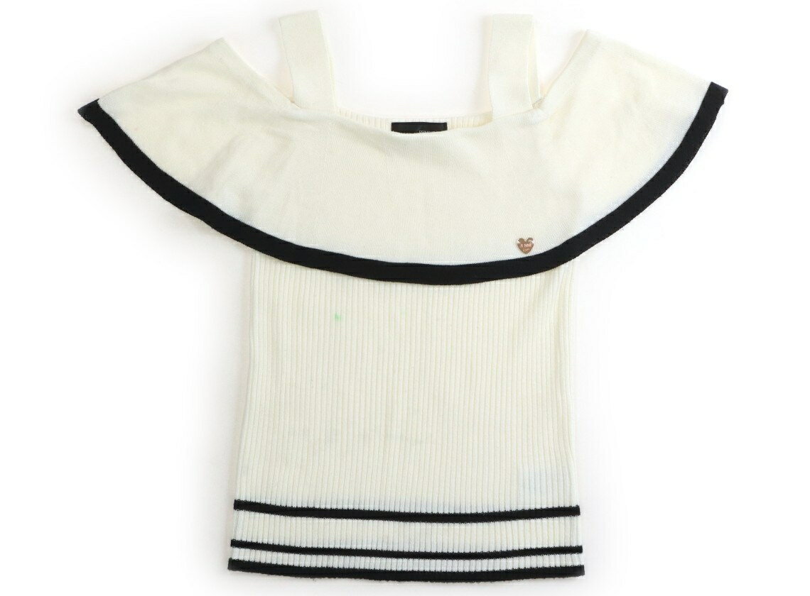 JENNI Tank Top/Camisole, Size 140, Girls, Off-White/Black, Children's Clothing, Baby Clothes, Kids, Outlet, Used [Pre-owned] Kids, Baby, Maternity