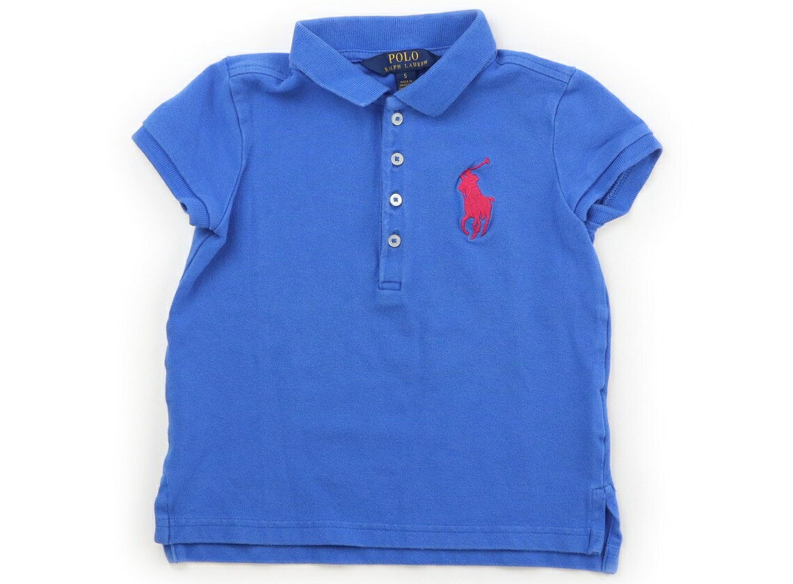 ポロラルフローレン POLO RALPH LAUREN ポロシャツ 110 女の子 ブルー、ピンク 子供服 ベビー服 キッズ アウトレット ユーズド 【中古】キッズ・ベビー・マタニティ