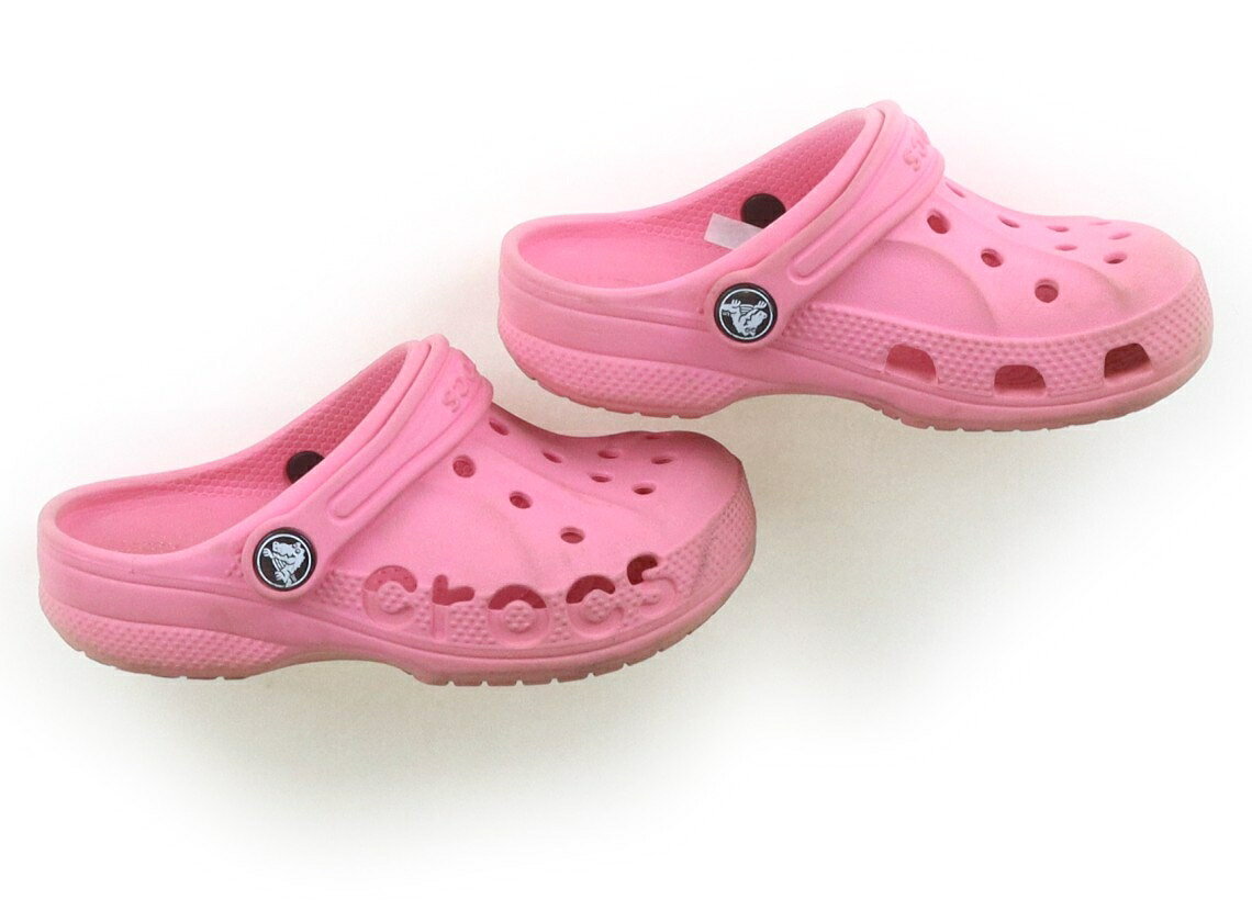 クロックス CROCS サンダル 靴17cm〜 女の子 ピンク 子供服 ベビー服 キッズ アウ...