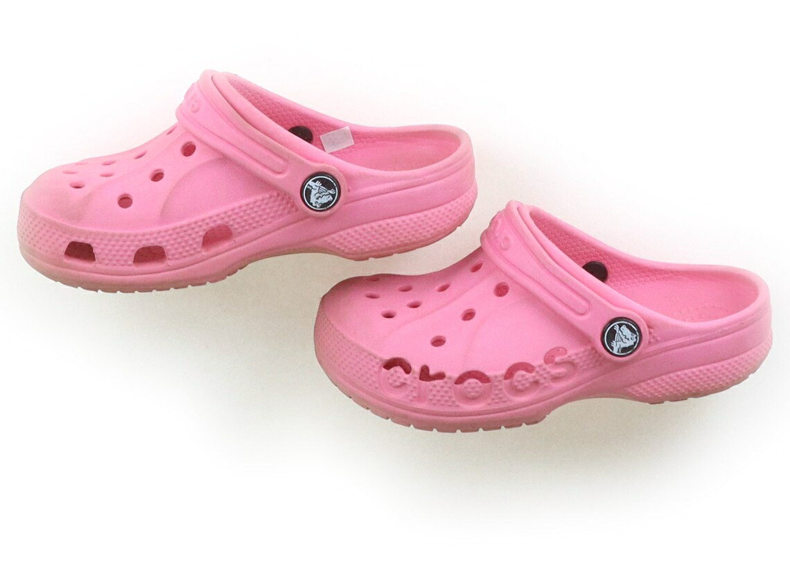 クロックス CROCS サンダル 靴17cm〜 女の子 ピンク 子供服 ベビー服 キッズ アウ...