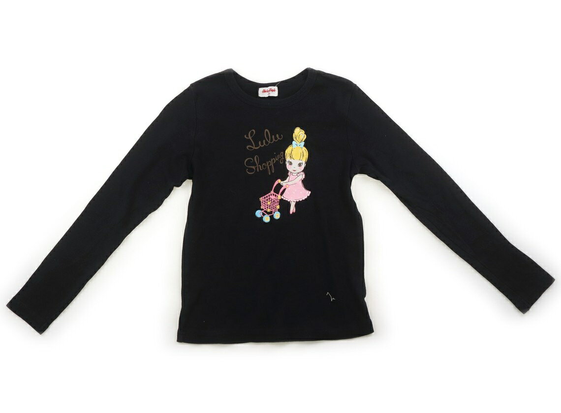 シャーリーテンプル Shirley Temple Tシャツ・カットソー 140 女の子 ブラック 子供服 ベビー服 キッズ アウトレット ユーズド 【中古】キッズ・ベビー・マタニティ