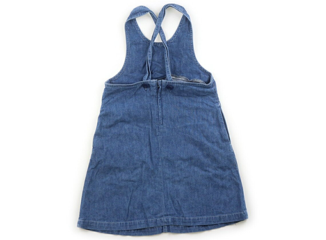 CarryOnのミキハウス miki HOUSE ジャンパースカート 120 女の子 ブルー 子供服 ベビー服 キッズ アウトレット ユーズド 【中古】キッズ・ベビー・マタニティ｜アングル2
