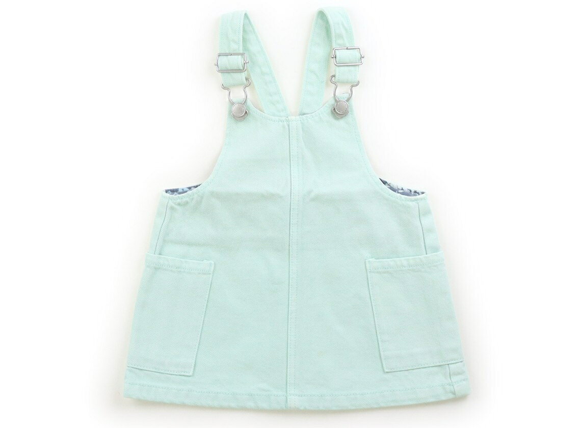 ザラ ZARA ジャンパースカート 80 女の子 エメラルドグリーン 子供服 ベビー服 キ...