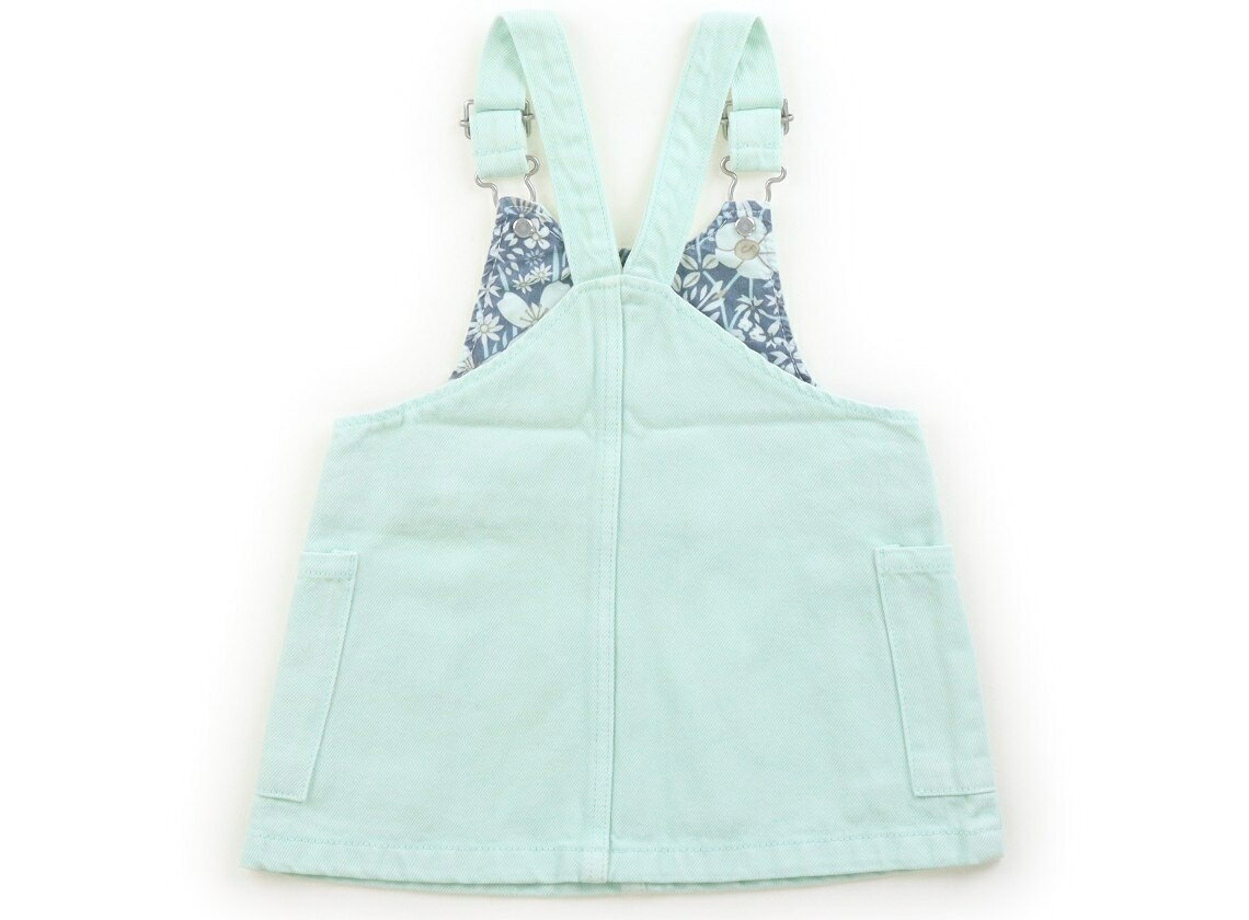 ザラ ZARA ジャンパースカート 80 女の子 エメラルドグリーン 子供服 ベビー服 キ...