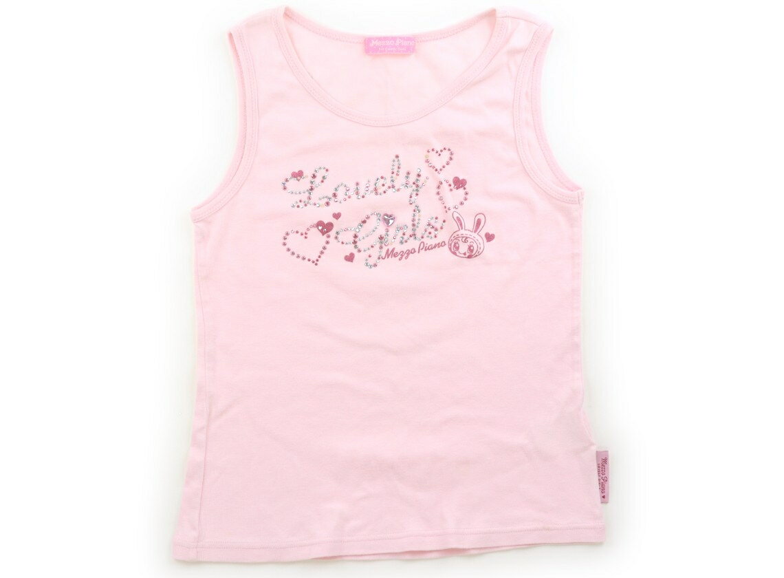 Mezzo Piano Tank Top/Camisole, Size 160, Girls, Pink, Rhinestones, Children's Clothing, Baby Clothes, Kids, Outlet, Used [Pre-owned] Kids, Baby, Maternity