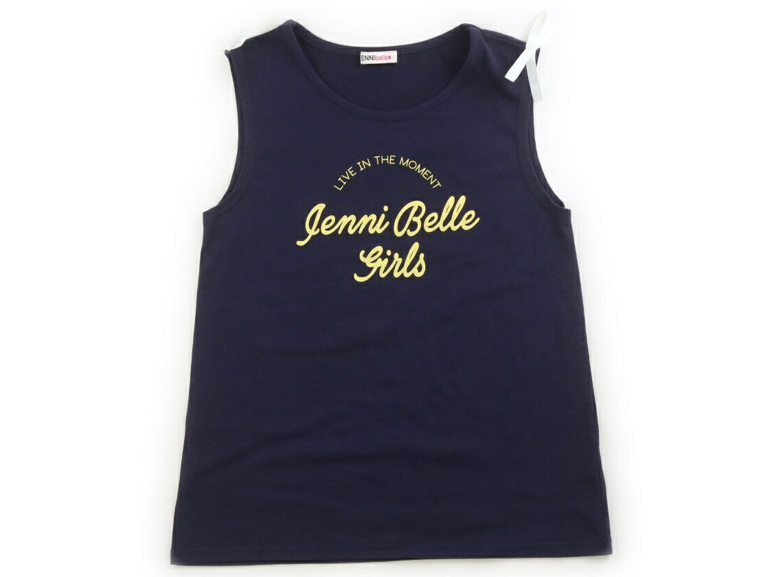 JENNI Tank Top/Camisole, Size 150, Girls, Navy/Yellow, Children's Clothing, Baby Clothes, Kids, Outlet, Used [Pre-owned] Kids, Baby, Maternity