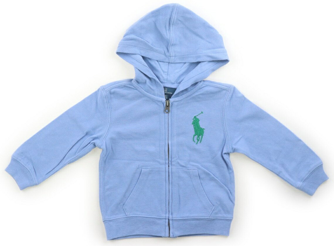 ポロラルフローレン POLO RALPH LAUREN パーカー 80 男の子 ブルー、グリーン 子供服 ベビー服 キッズ アウトレット ユーズド 【中古】キッズ・ベビー・マタニティ