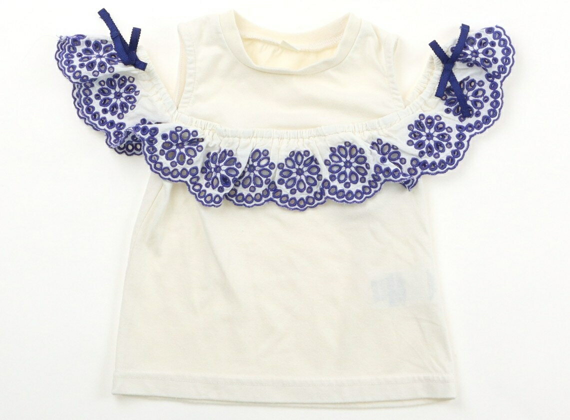 Apres les cours Tank Top/Camisole, Size 80, Girls, Off-White/Blue, Children's Clothing, Baby Clothes, Kids, Outlet, Used [Pre-owned] Kids, Baby, Maternity
