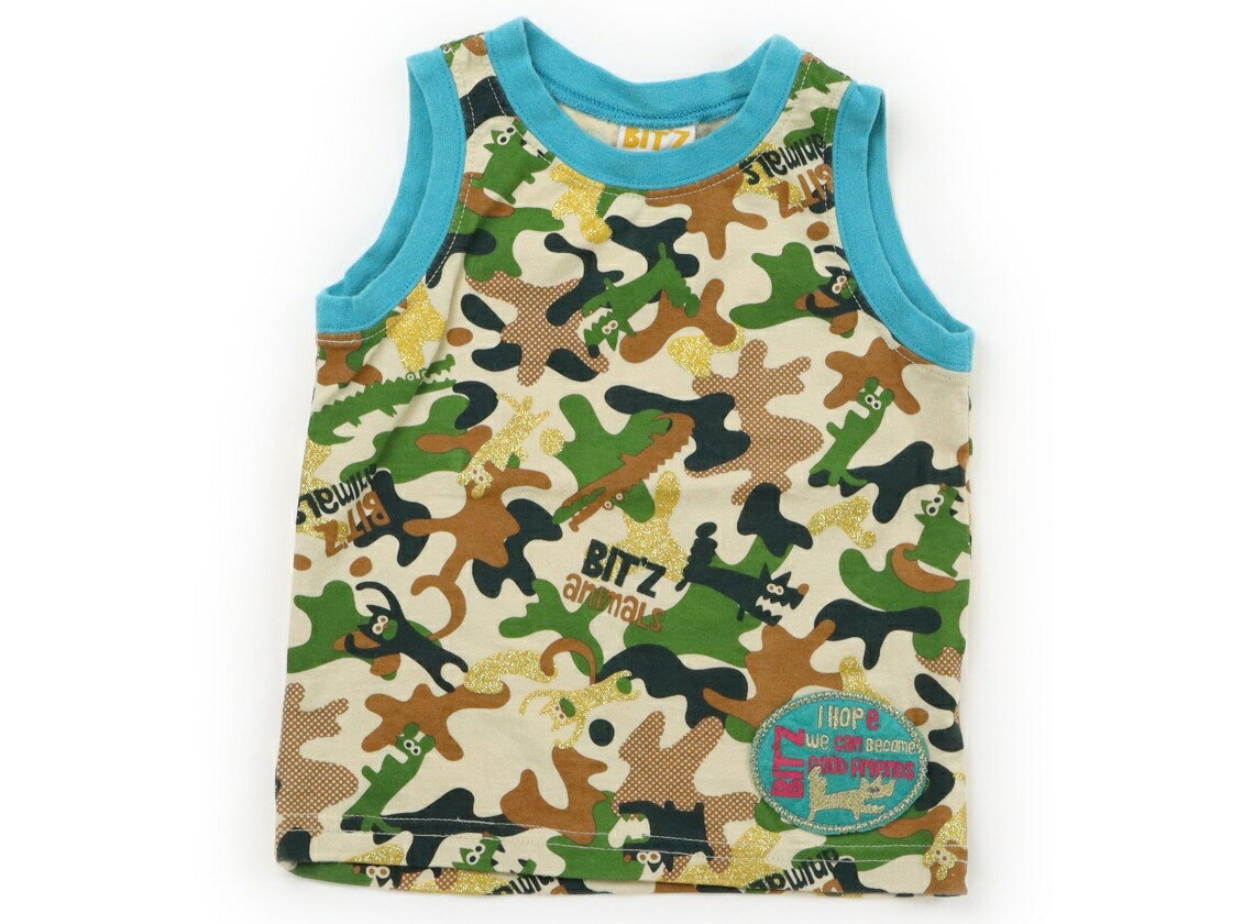 Bit'z Tank Top/Camisole, Size 95, Boys, Camouflage, Blue, Cream, Brown, Green, Children's Clothing, Baby Clothes, Kids, Outlet, Used, [Pre-owned] Kids, Baby, Maternity