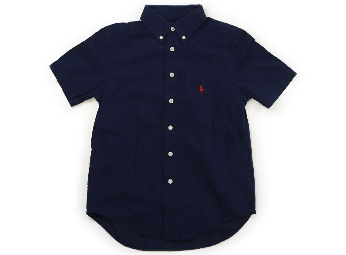 ポロラルフローレン POLO RALPH LAUREN シャツ・ブラウス 140 女の子 ネイビー 子供服 ベビー服 キッズ アウトレット ユーズド 【中古】キッズ・ベビー・マタニティ