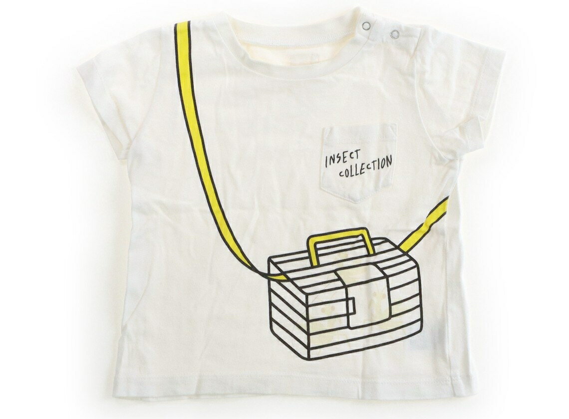 インセクトコレクション Insect Collection Tシャツ・カットソー 80 男の子 虫かごカマキリホワイト 子供服 ベビー服 キッズ アウトレット ユーズド キッズ・ベビー・マタニティ