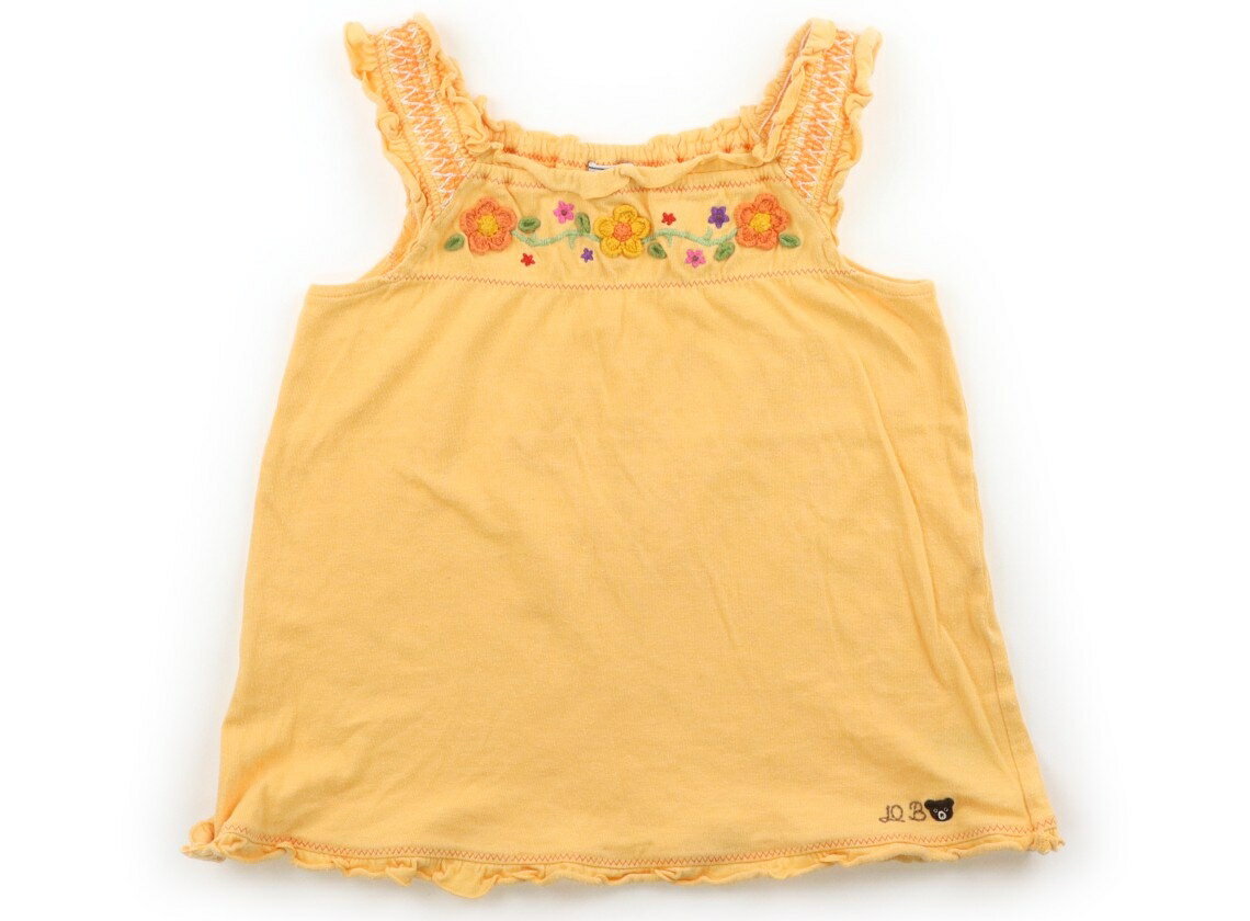Double B Tank Top/Camisole, Size 120, Girls, Orange with Applique, Children's Clothing, Baby Clothes, Kids, Outlet, Used [Pre-owned] Kids, Baby, Maternity