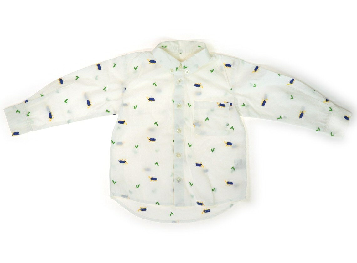 インセクトコレクション Insect Collection シャツ・ブラウス 100 男の子 白、青、黄色、グリーン、カブトムシ 子供服 ベビー服 キッズ アウトレット ユーズド キッズ・ベビー・マタニティ