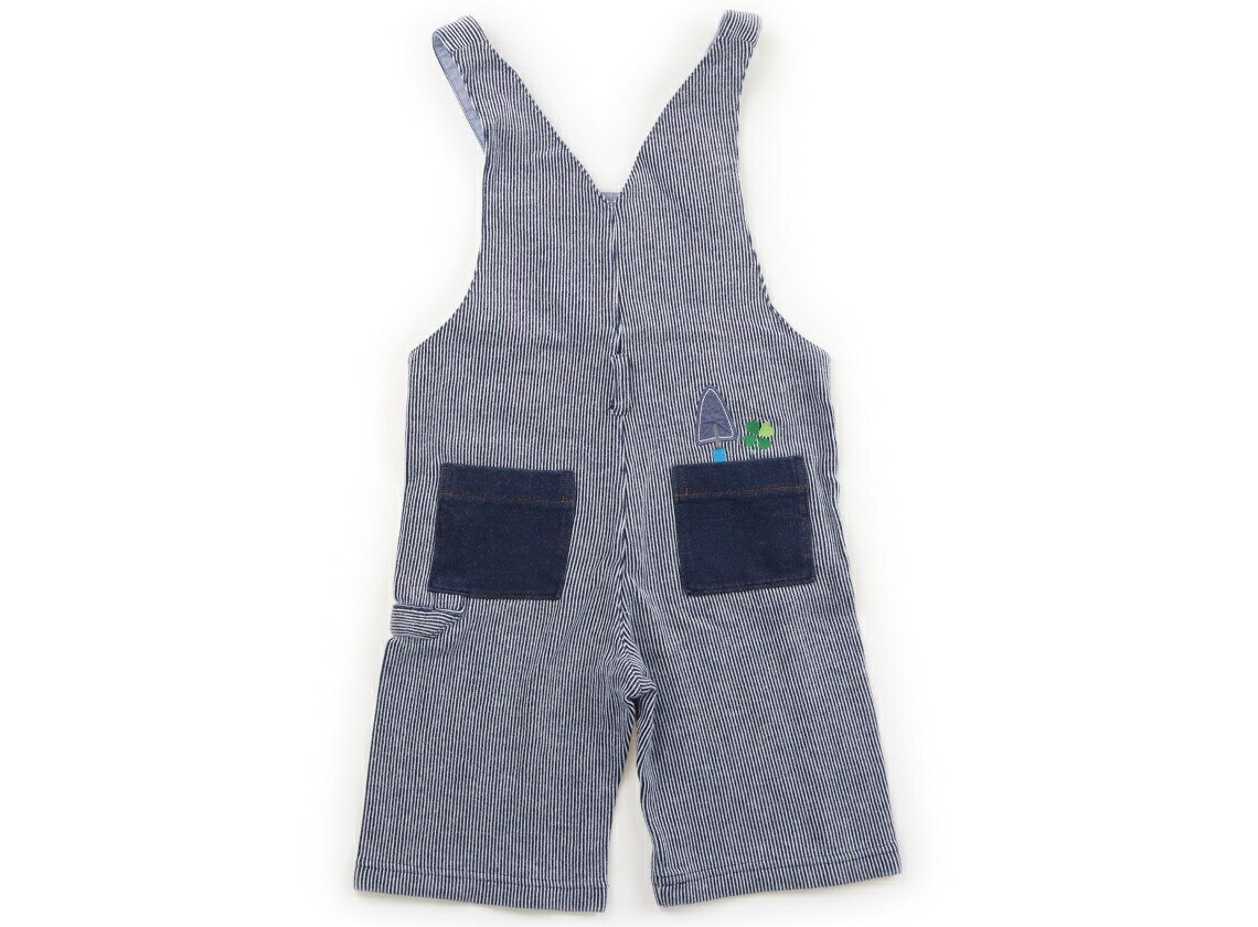 CarryOnのファミリア familiar オーバーオール 110 男の子 ネイビー、ストライプ 子供服 ベビー服 キッズ アウトレット ユーズド 【中古】キッズ・ベビー・マタニティ｜アングル2