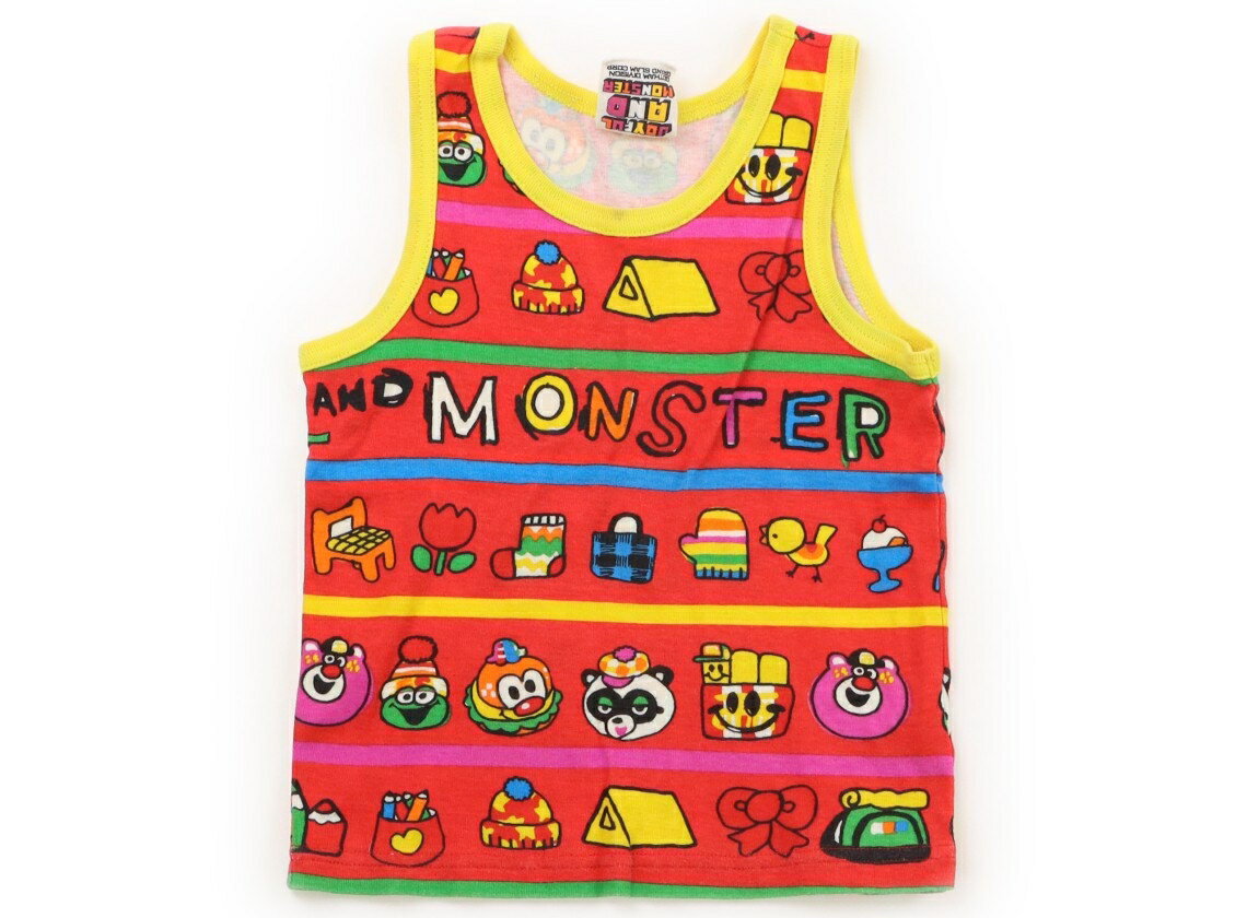 JAM Tank Top/Camisole, Size 110, Girls, Yellow/Red/Colorful Character Design, Children's Clothing, Baby Clothing, Kids, Outlet, Used [Pre-owned] Kids, Baby, Maternity