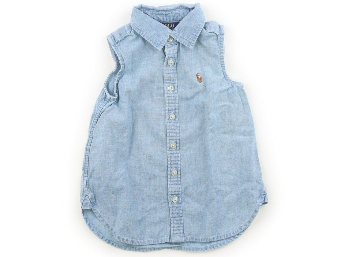 ポロラルフローレン POLO RALPH LAUREN シャツ・ブラウス 90 男の子 ライトブルー 子供服 ベビー服 キッズ アウトレット ユーズド 【中古】キッズ・ベビー・マタニティ